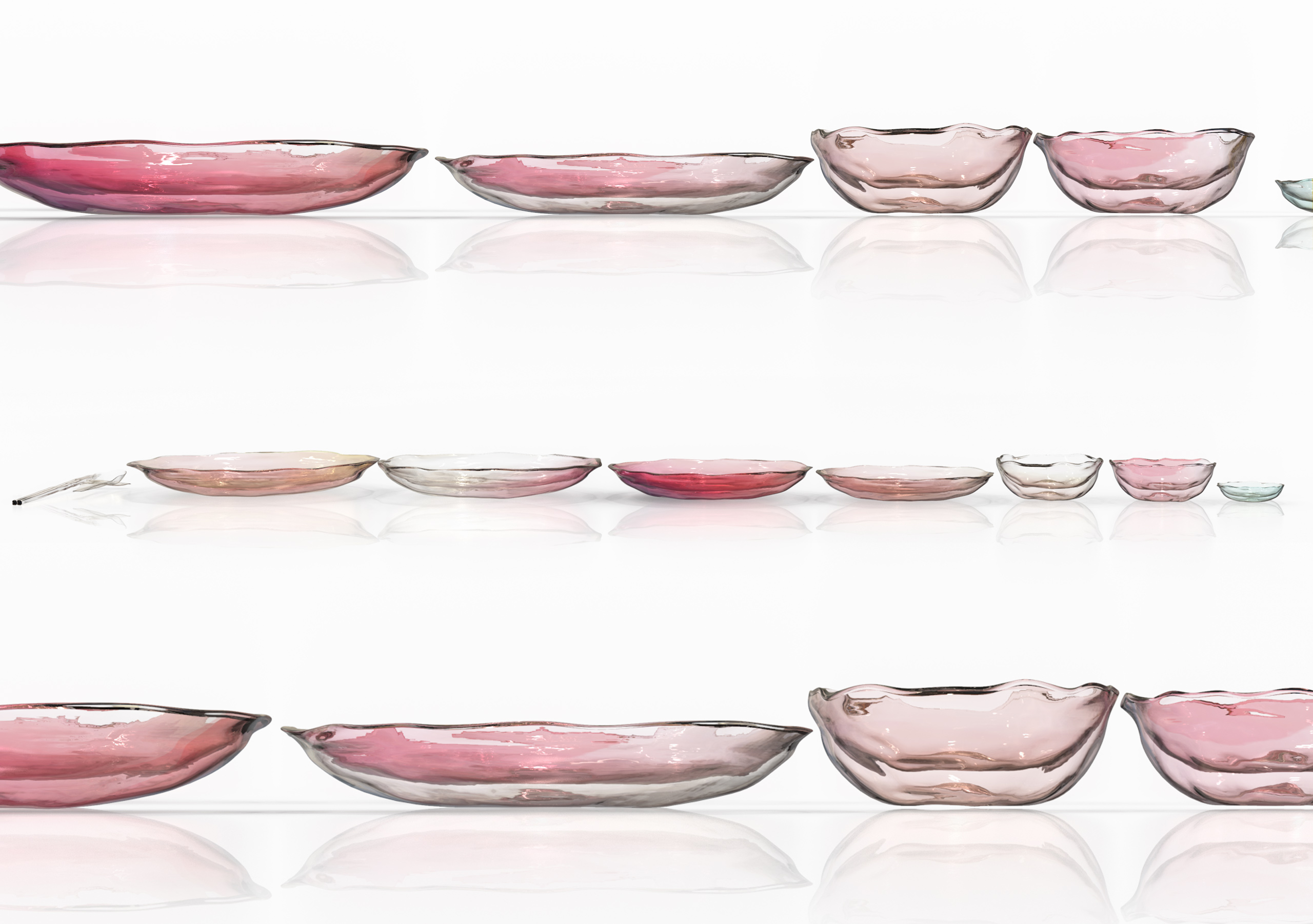 Tableware: emotion: Glass: Handmade，