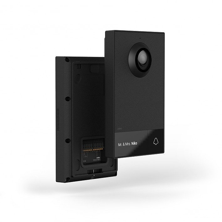app，black，doorbell，intelligence，IP Outdoor Station，reddot，2019 red dot product design award，