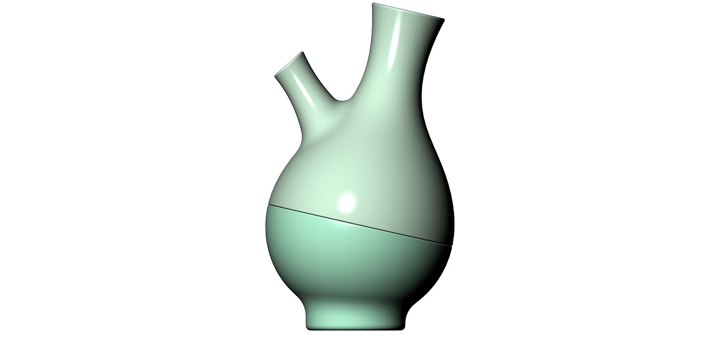 Humidifier, but the spout is not well modeled. You should adjust the downward trend and use the join surface command to join! Pay attention next time!，