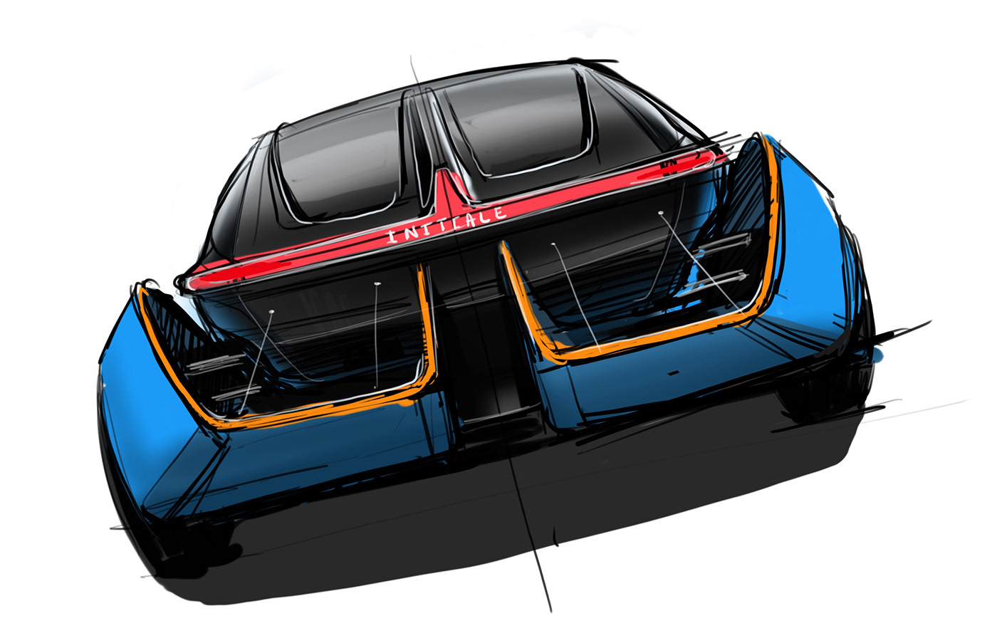 Limousine，Design，Initials，originality，concept，