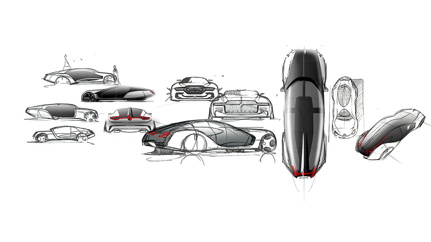 Limousine，Design，Initials，originality，concept，