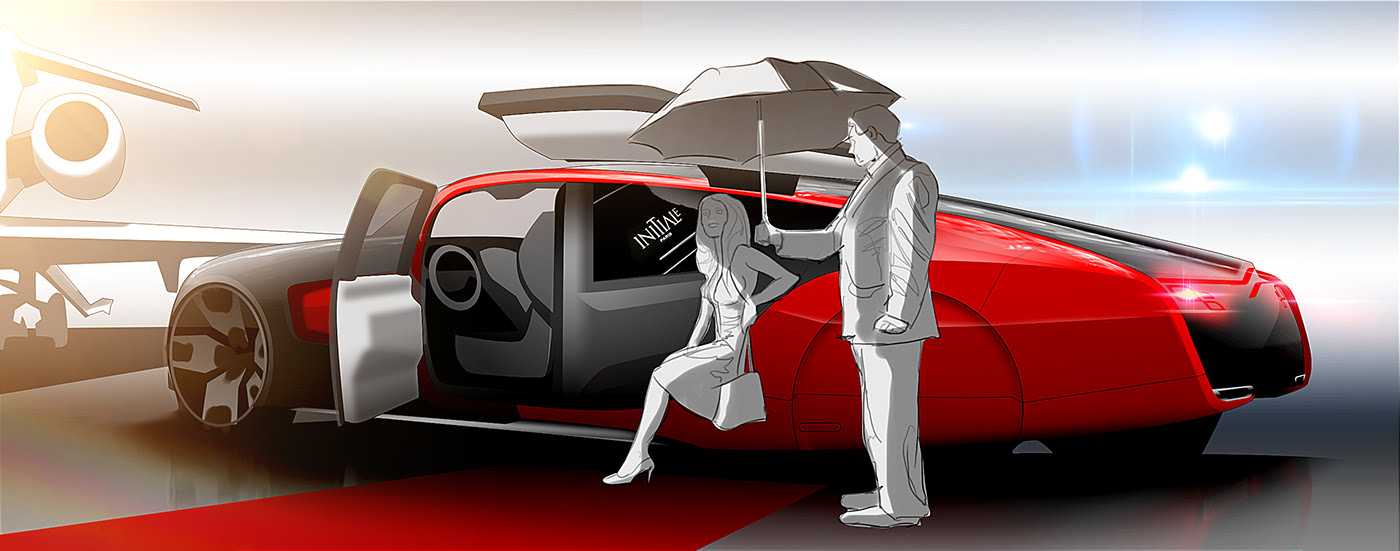 Limousine，Design，Initials，originality，concept，