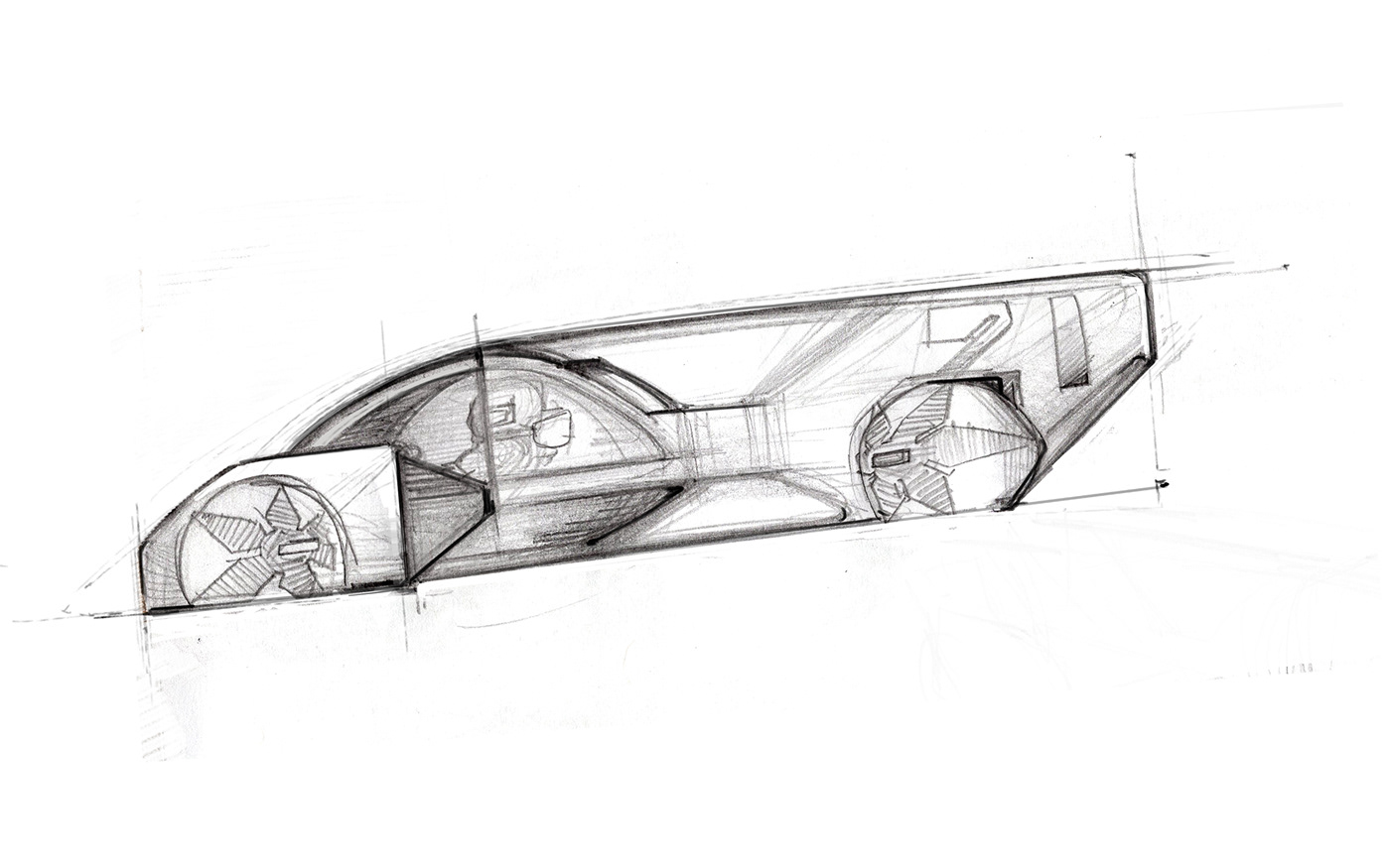 DOODLES 2 -，Electronic hand drawing，Automobile design，