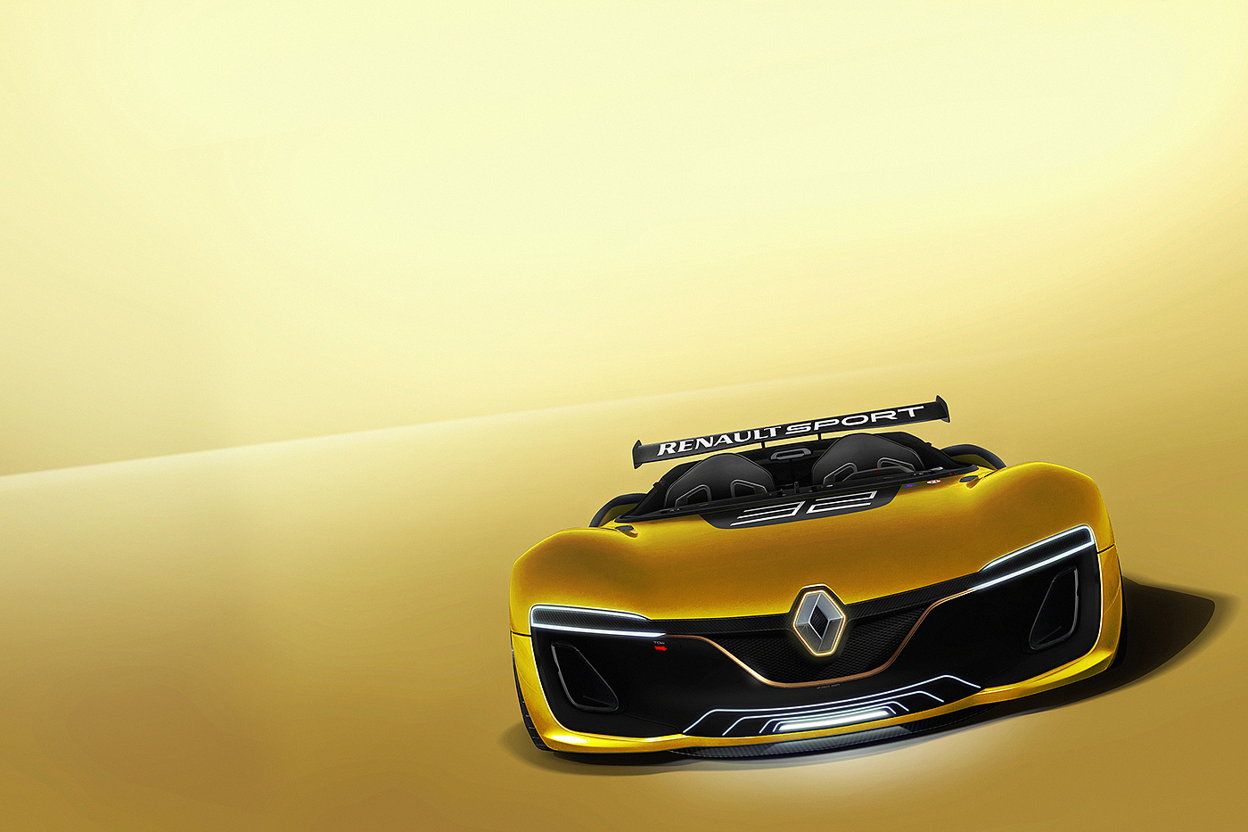 Renault，汽车设计，金色，