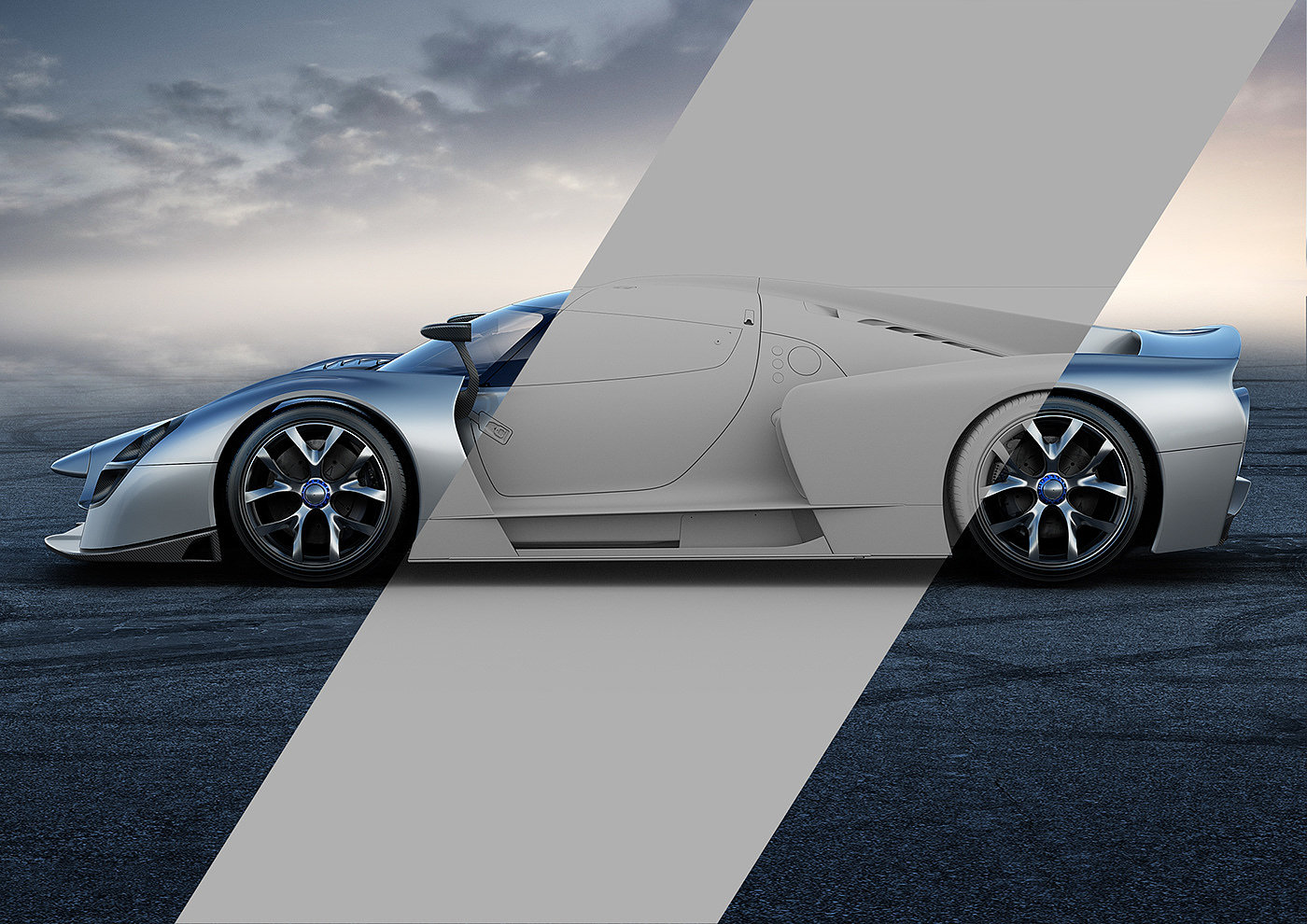 grey，Automobile design，Scuderia SCG 003S，