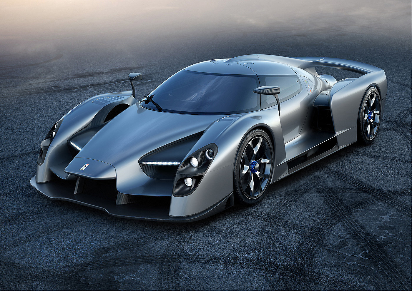 灰色，汽车设计，Scuderia SCG 003S，