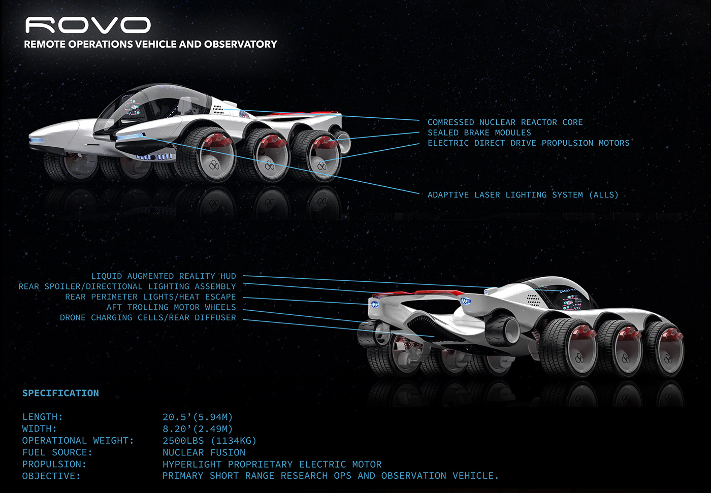 Spaceship，concept，future，ROVO，NASA，nasa，