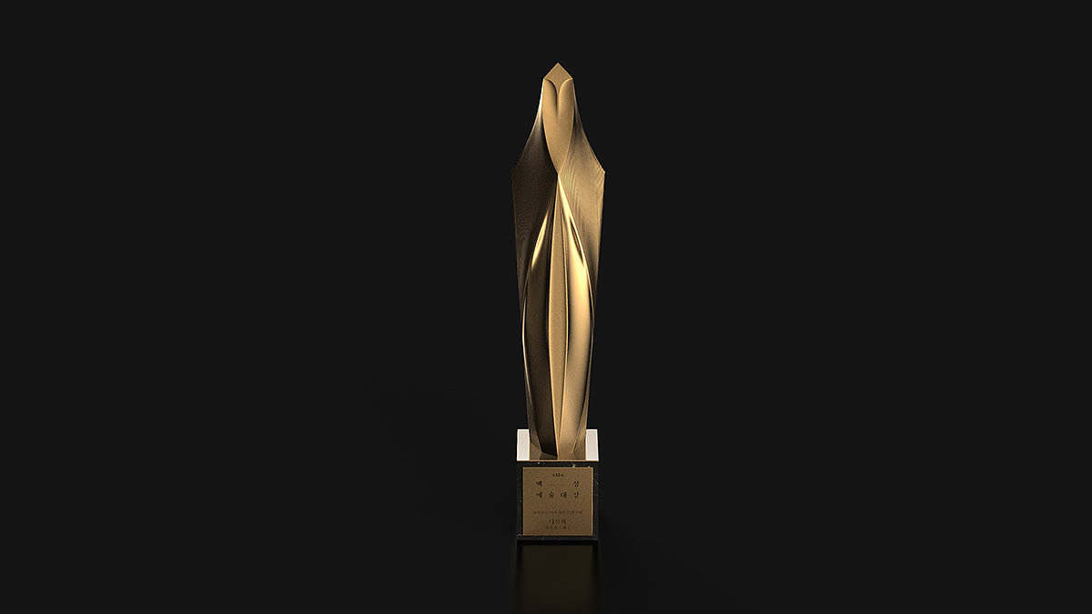 trophy，Baisang Art Award，Sculpture，