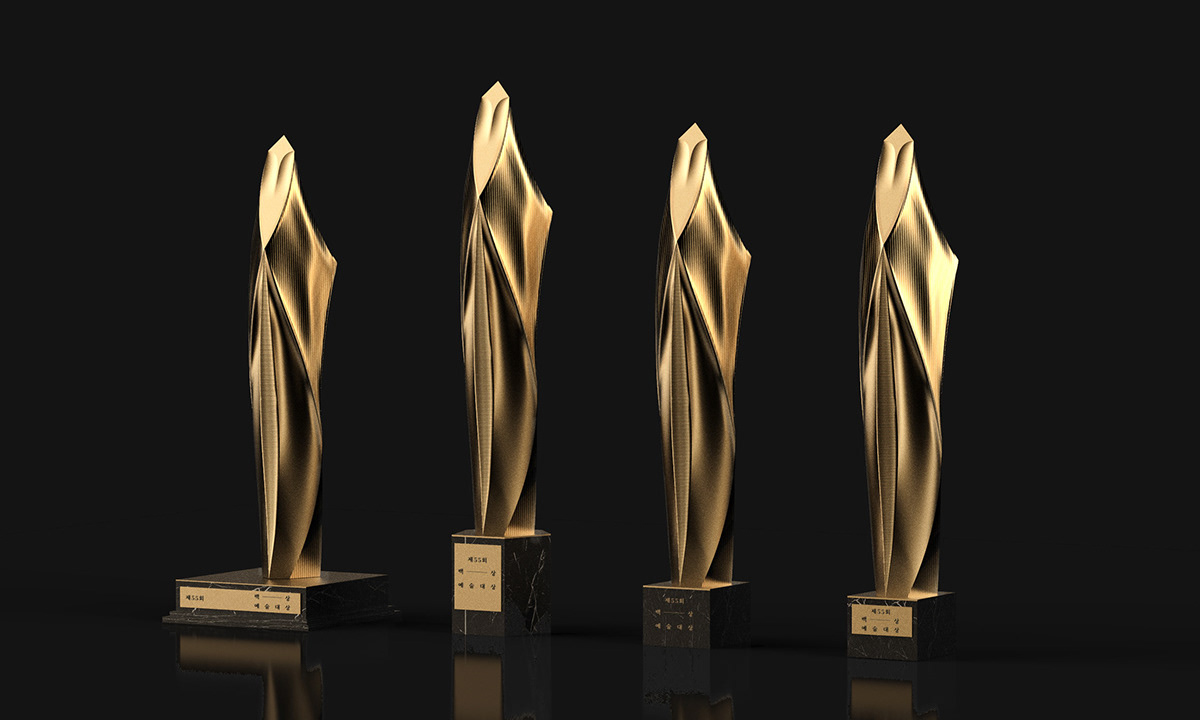 trophy，Baisang Art Award，Sculpture，