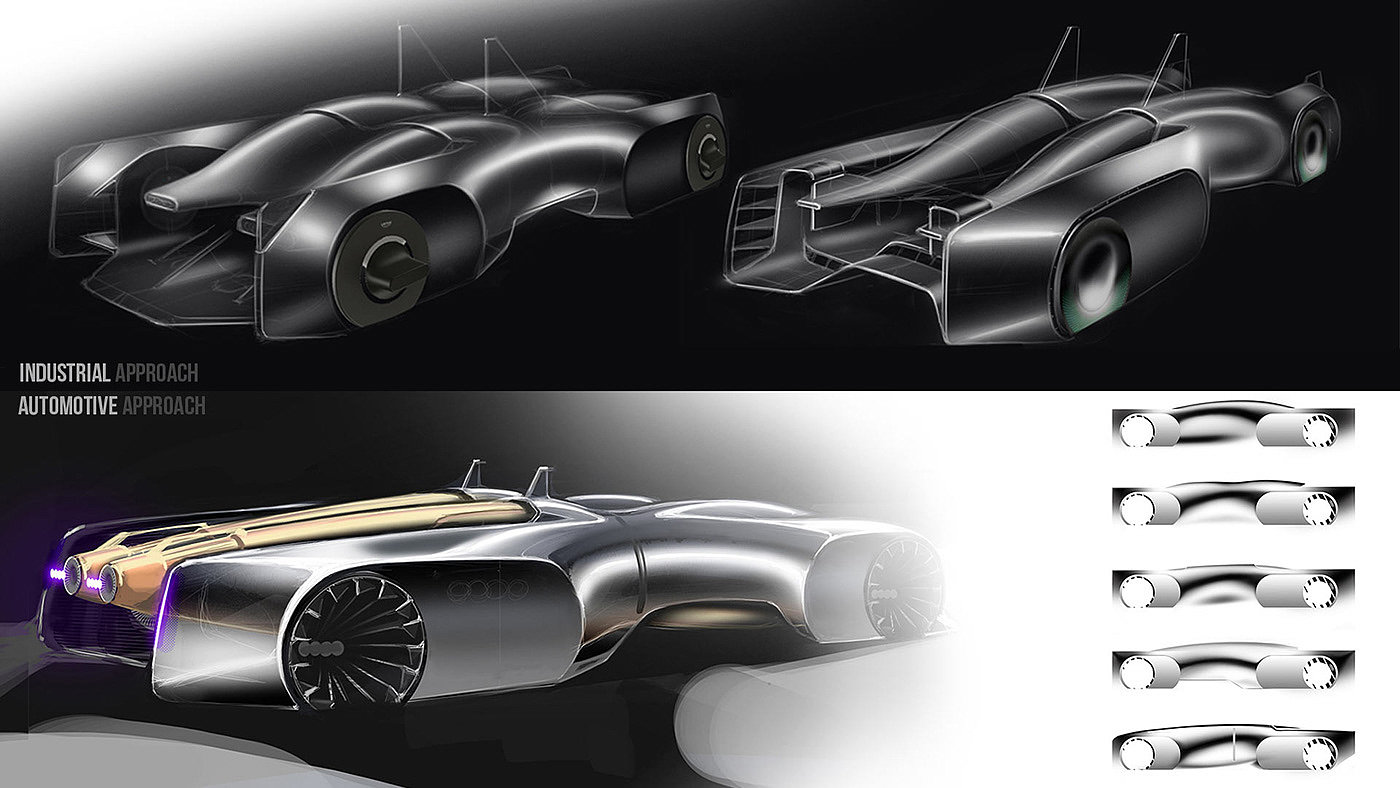 conceptual design，Automobile design，audi，