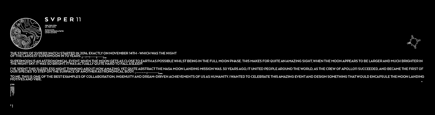 SVPER11，Watch design，black，