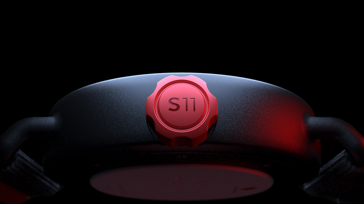 SVPER11，Watch design，black，