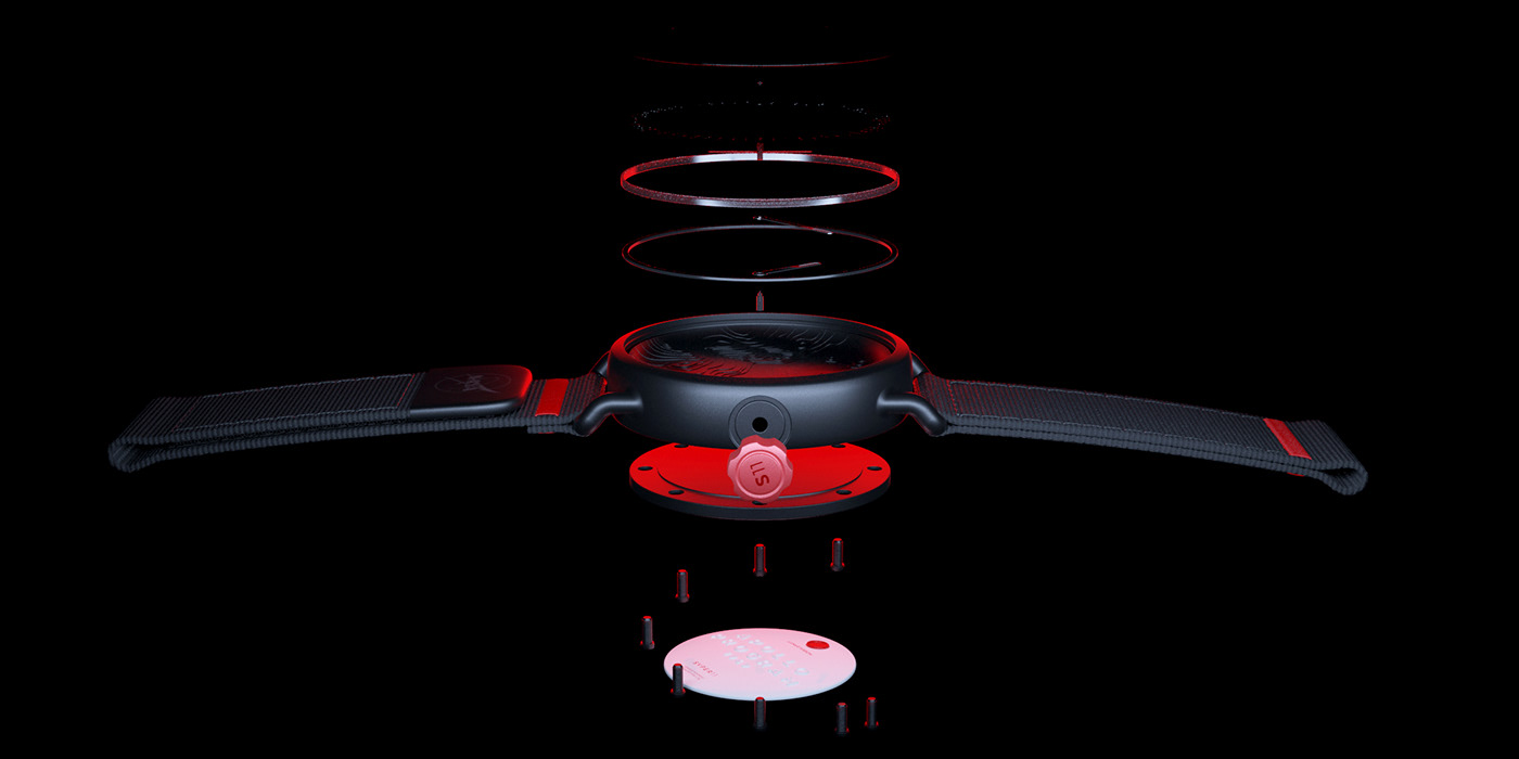 SVPER11，Watch design，black，