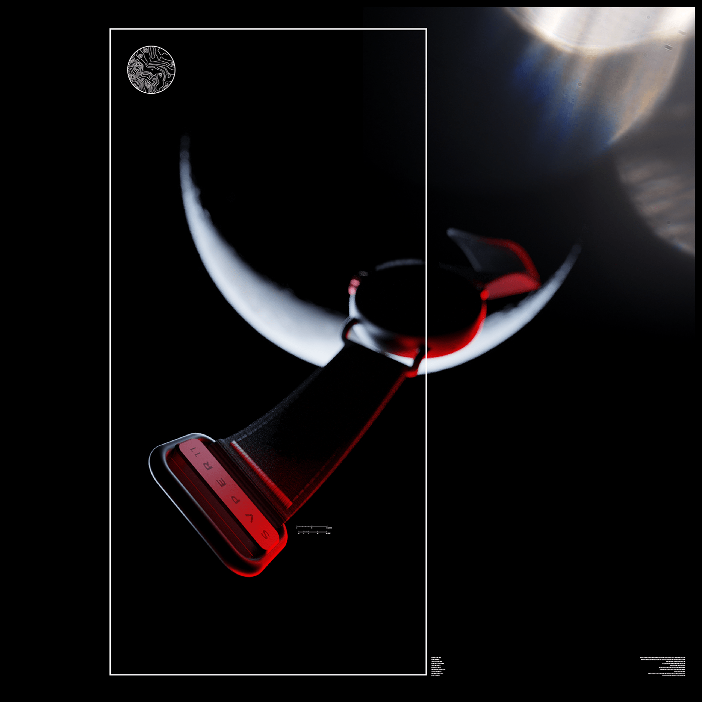 SVPER11，Watch design，black，