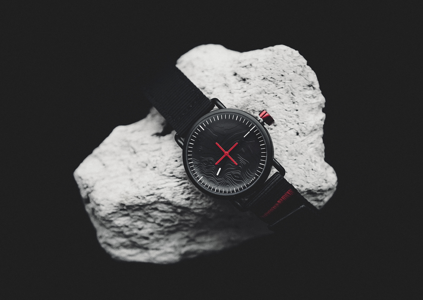 SVPER11，Watch design，black，