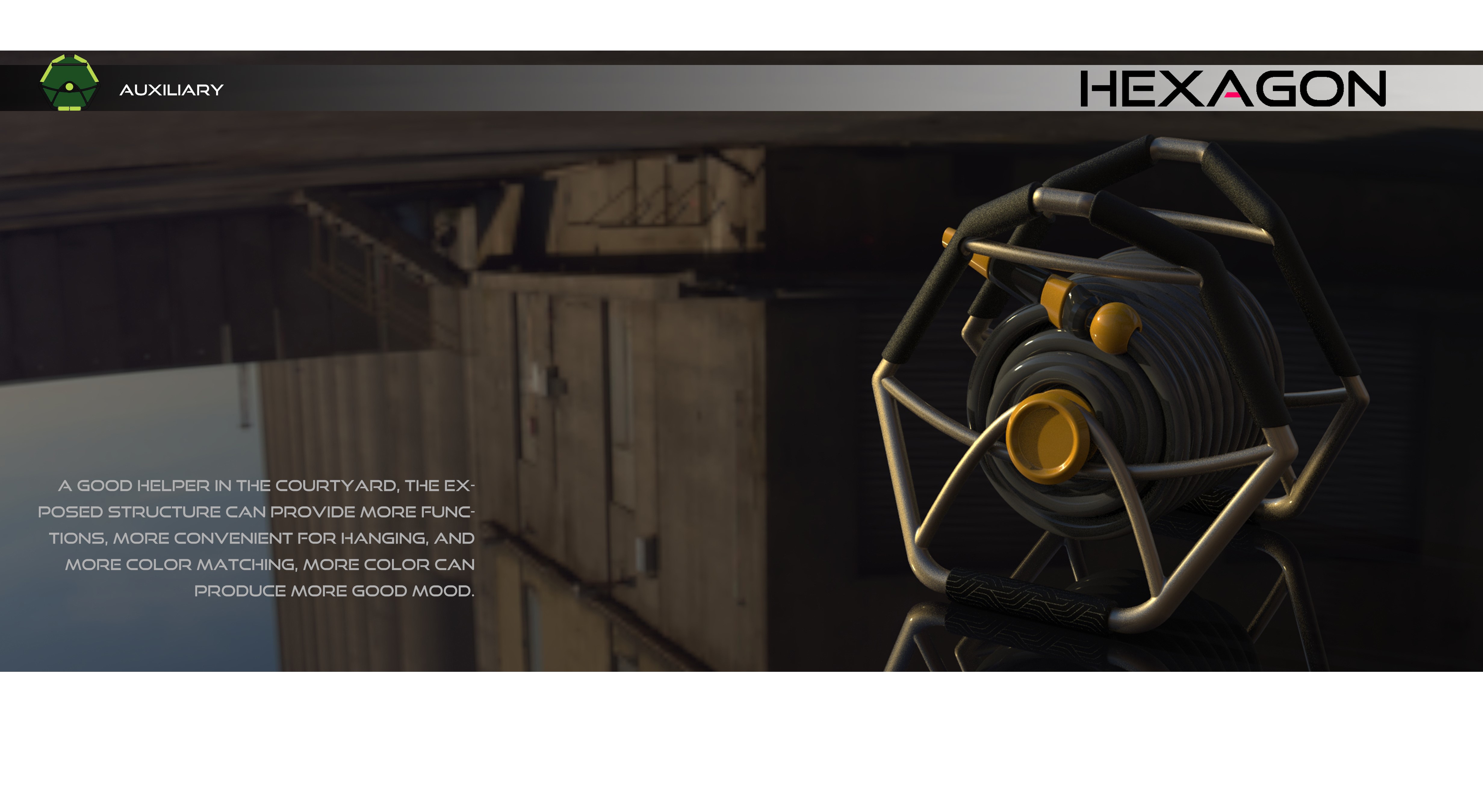 Reel, metal, ergonomics, storage, winding, garden，