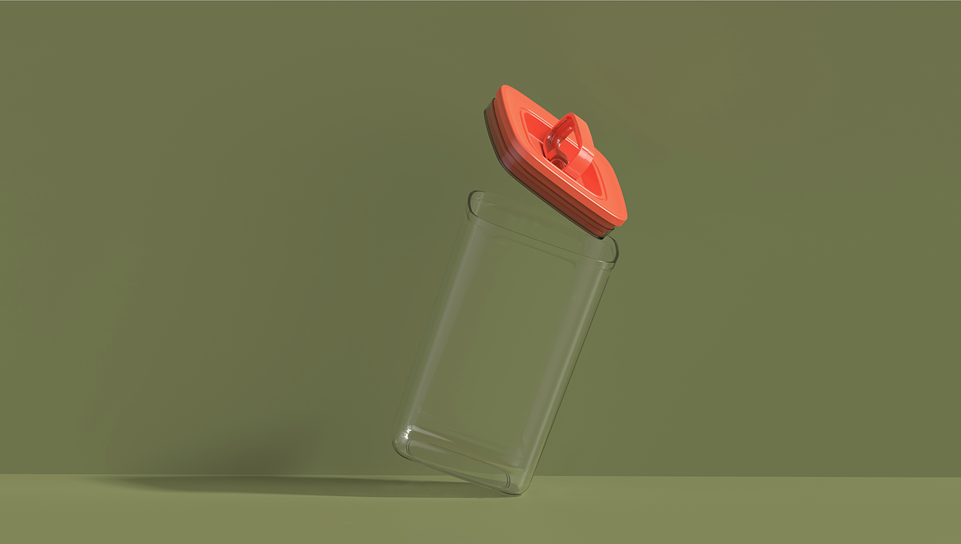 Minimalism，Food storage，Design，Closed container，