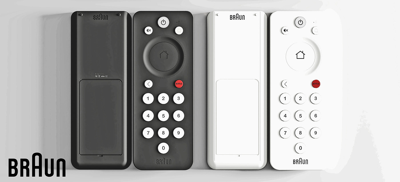 Remote control，wireless，braun，concept，