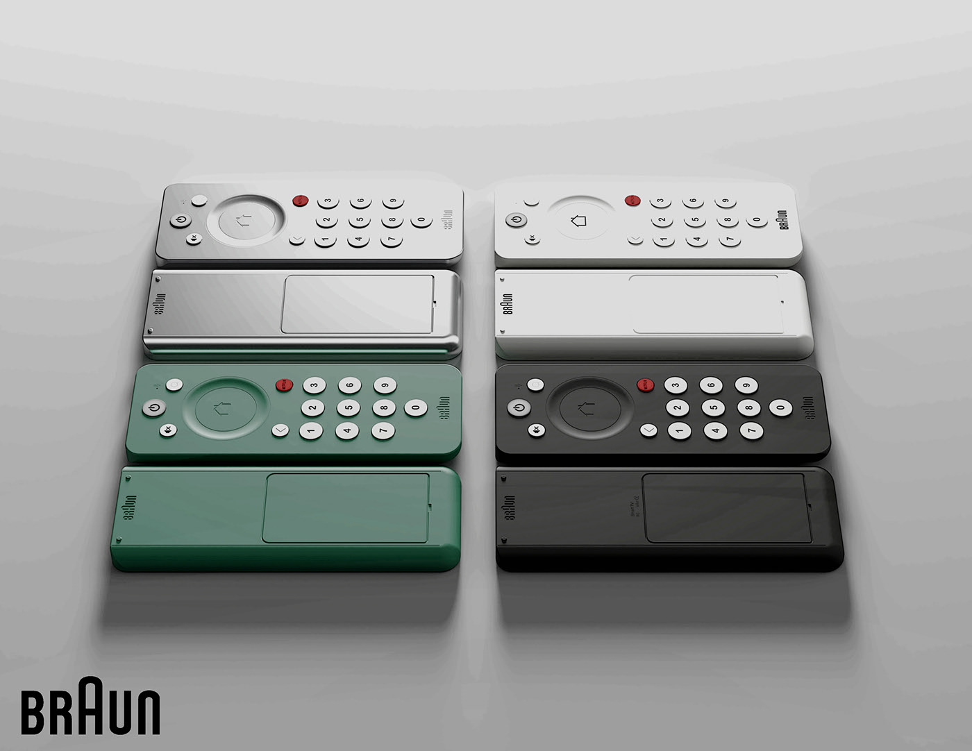 Remote control，wireless，braun，concept，