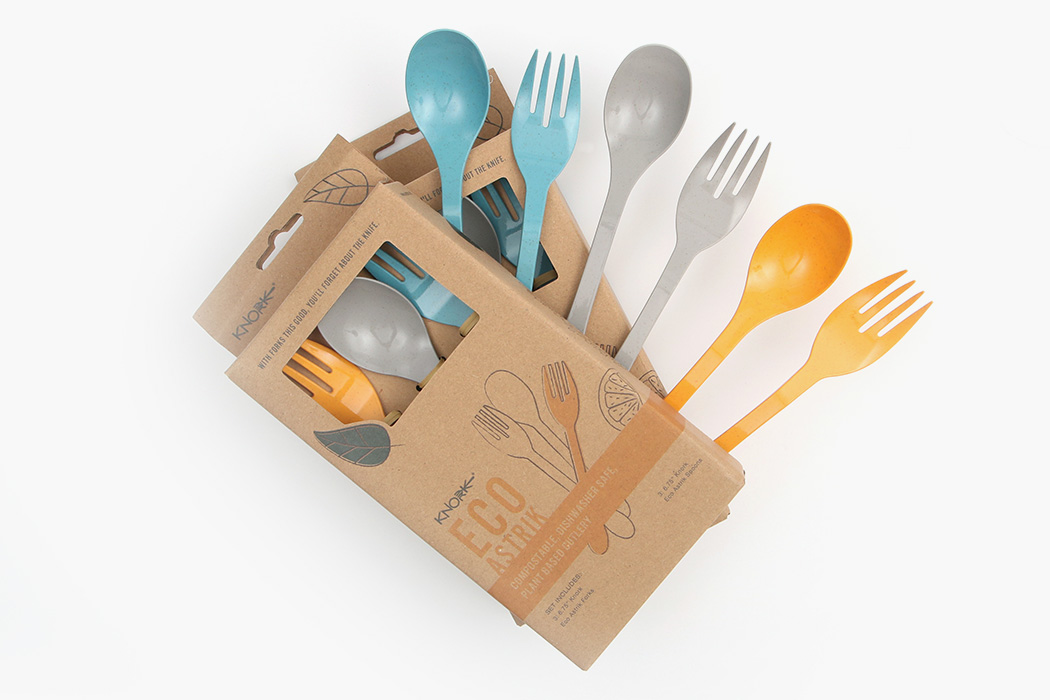 biological materials，biodegradable，tableware，Spoon，Fork，
