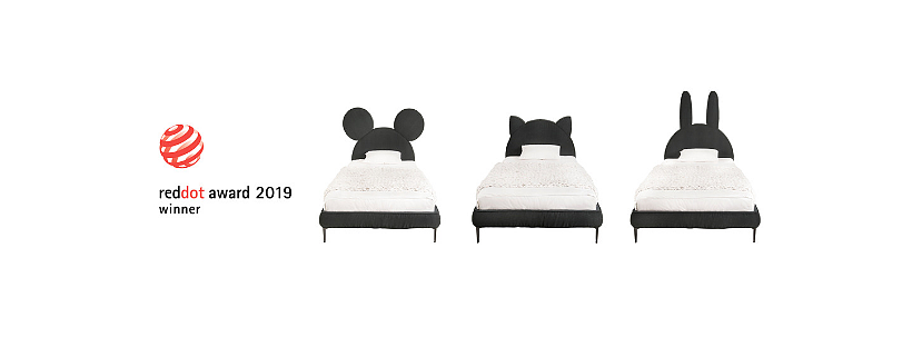 2019 red dot product design award，Mickey, Tom and Zay，Children bed，reddot，