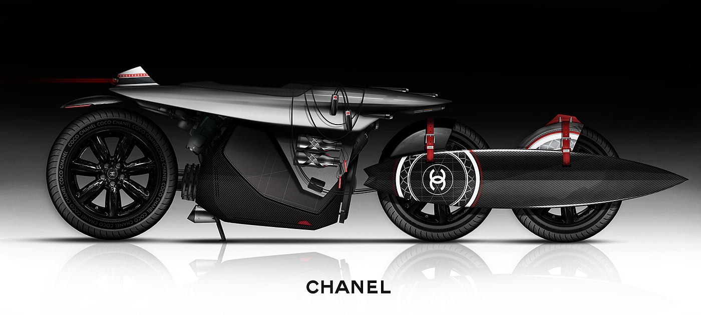 金属，摩托车，CHANEL MOTORBIKE，