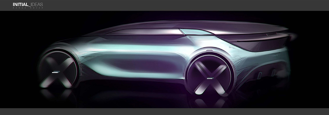 manuscript，Automobile design，Range Rover，