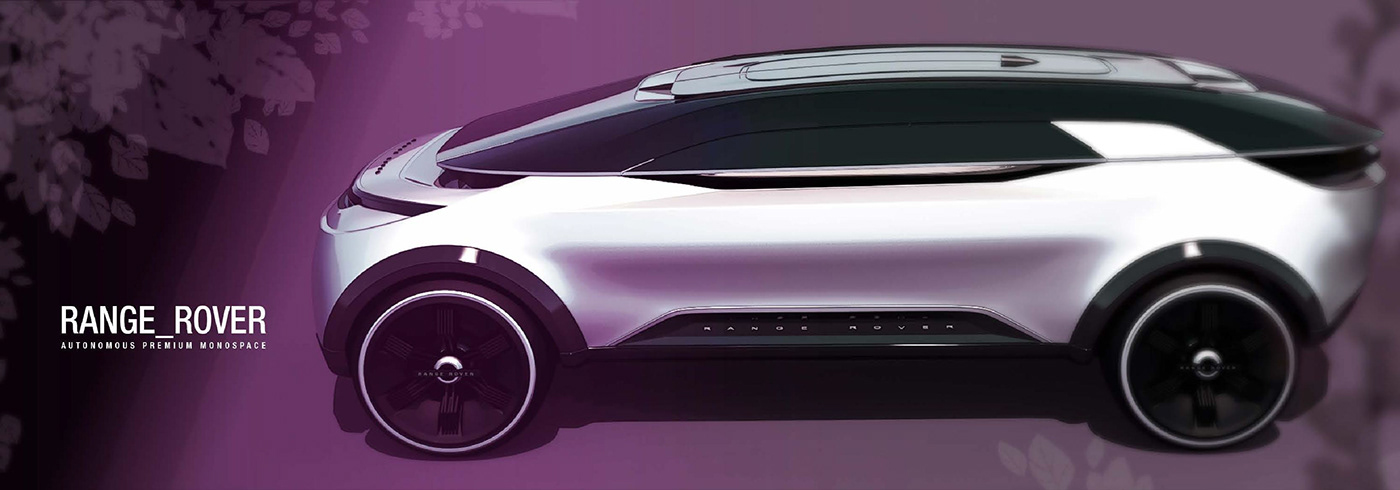 manuscript，Automobile design，Range Rover，