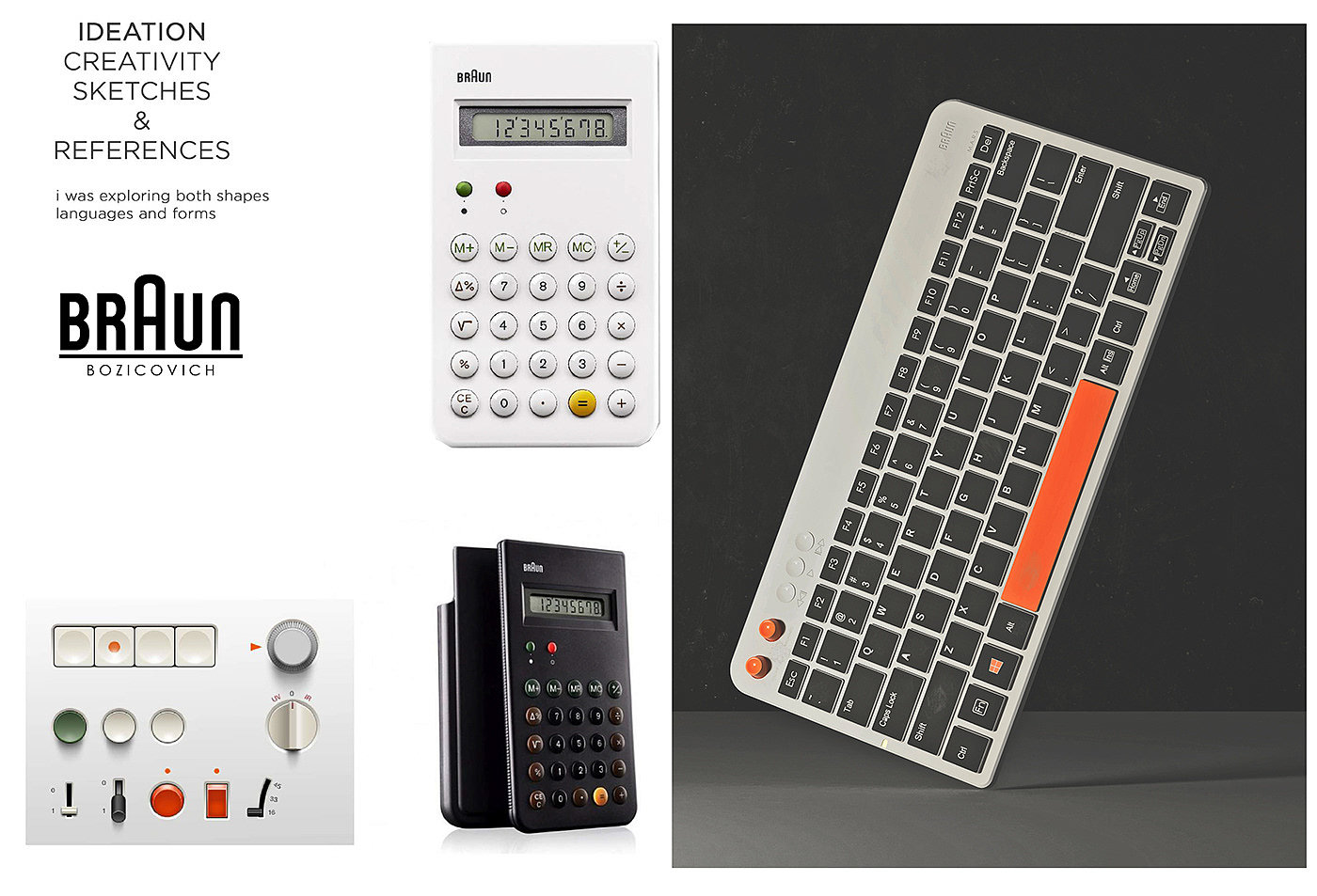 intelligence，Keyboard design，Braun Keyboard，