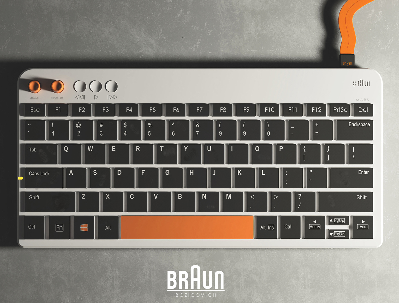 intelligence，Keyboard design，Braun Keyboard，