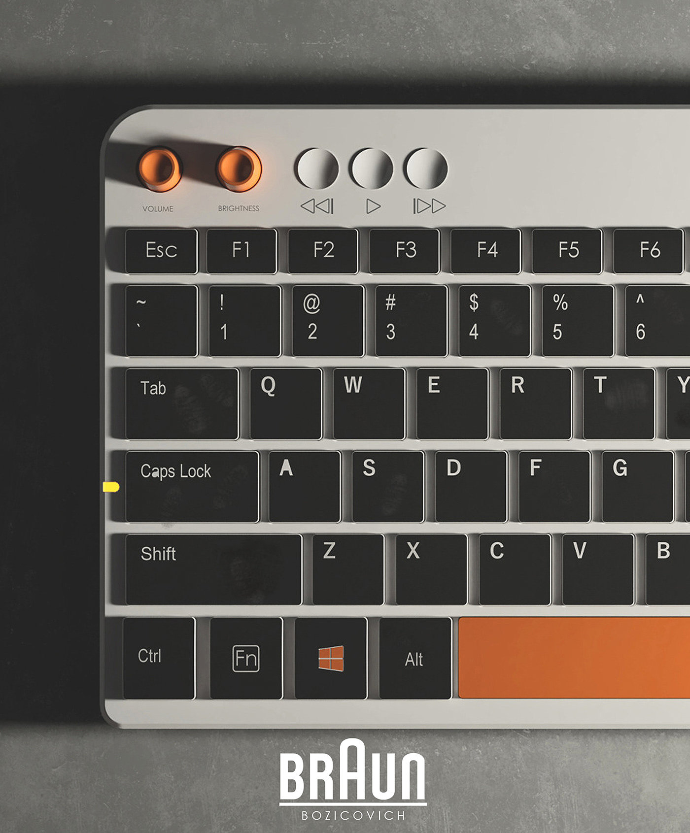 intelligence，Keyboard design，Braun Keyboard，