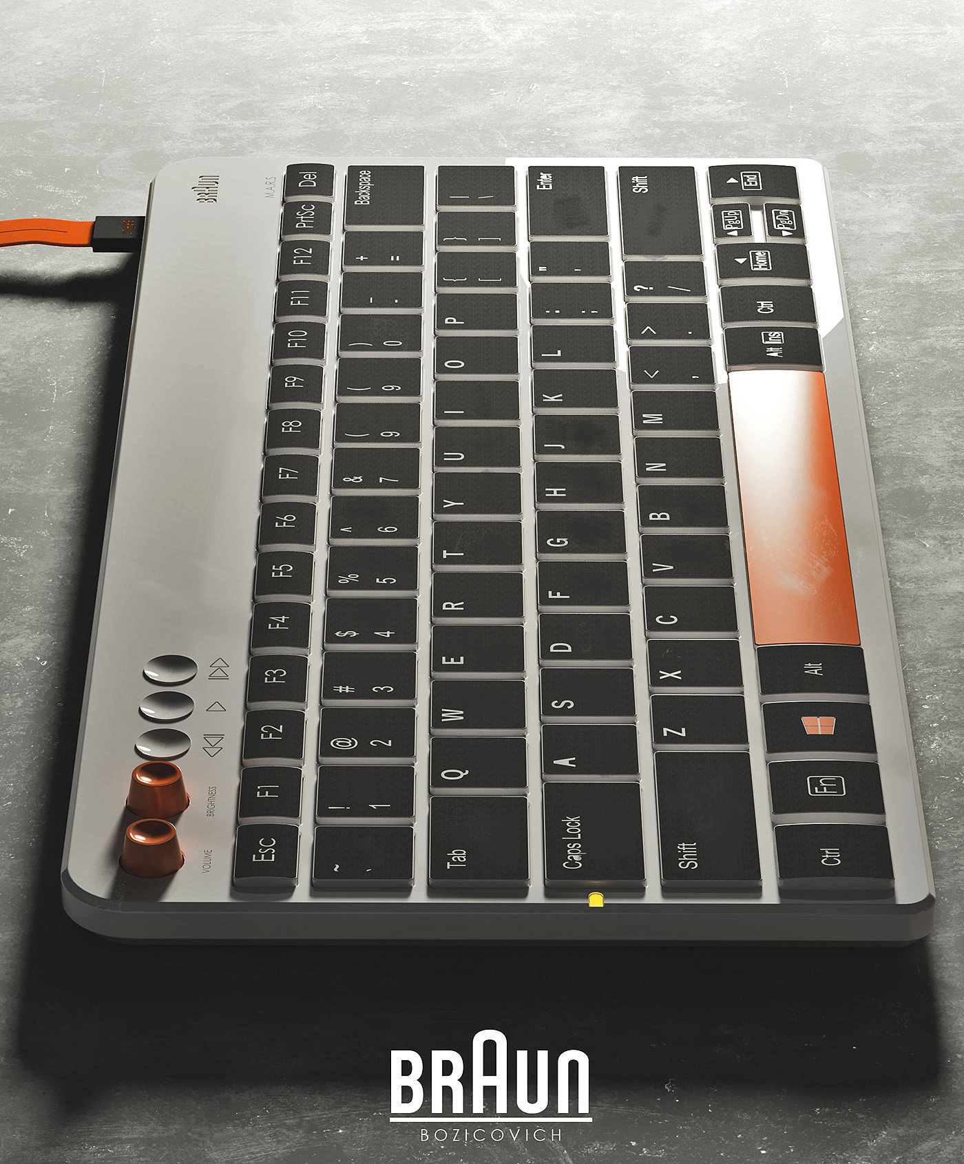 intelligence，Keyboard design，Braun Keyboard，