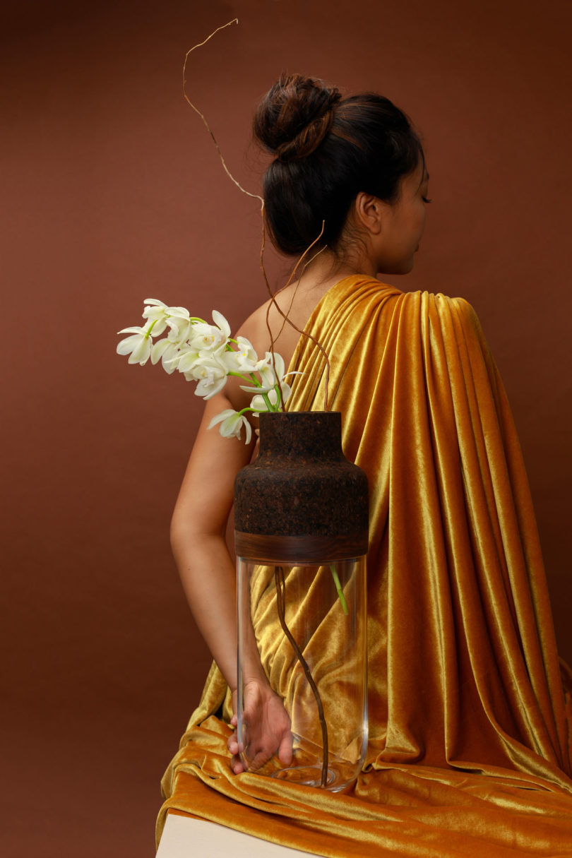 Melanie Abrantes，vase，Glass，