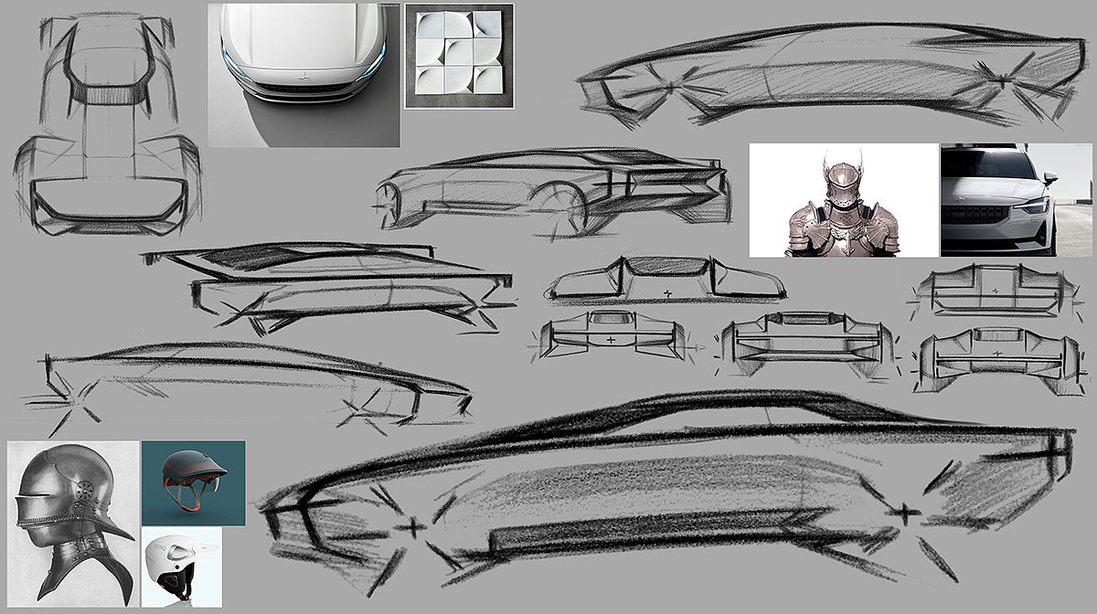 Metal，Automobile design，Polestar S，