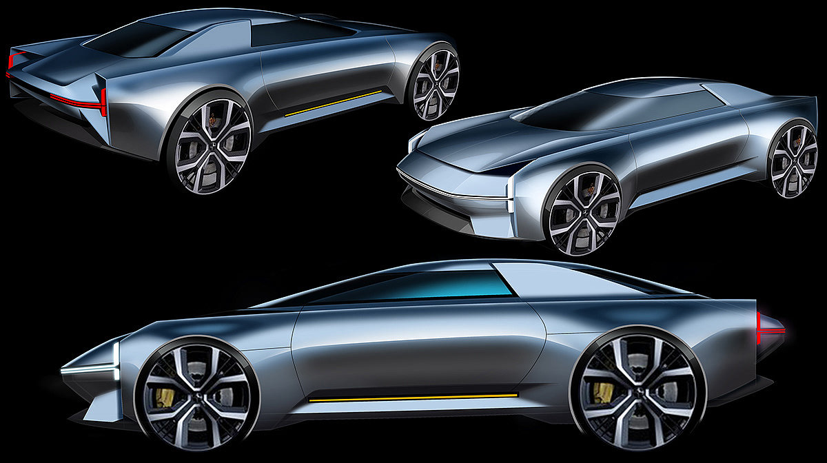 Metal，Automobile design，Polestar S，