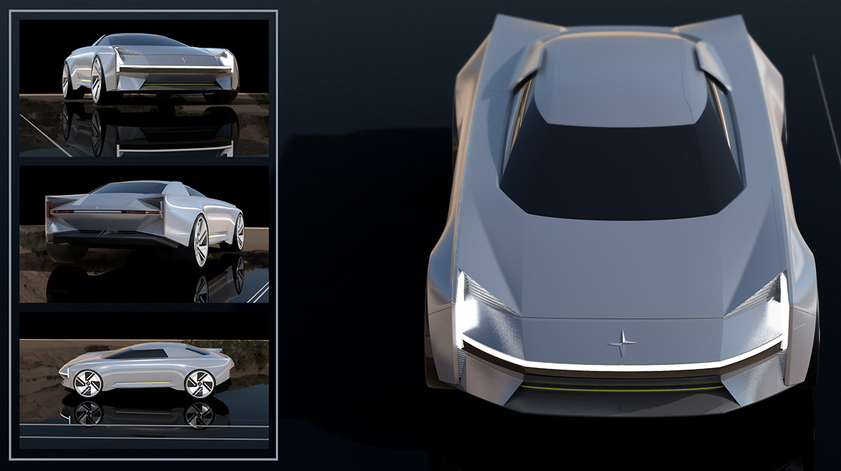 Metal，Automobile design，Polestar S，