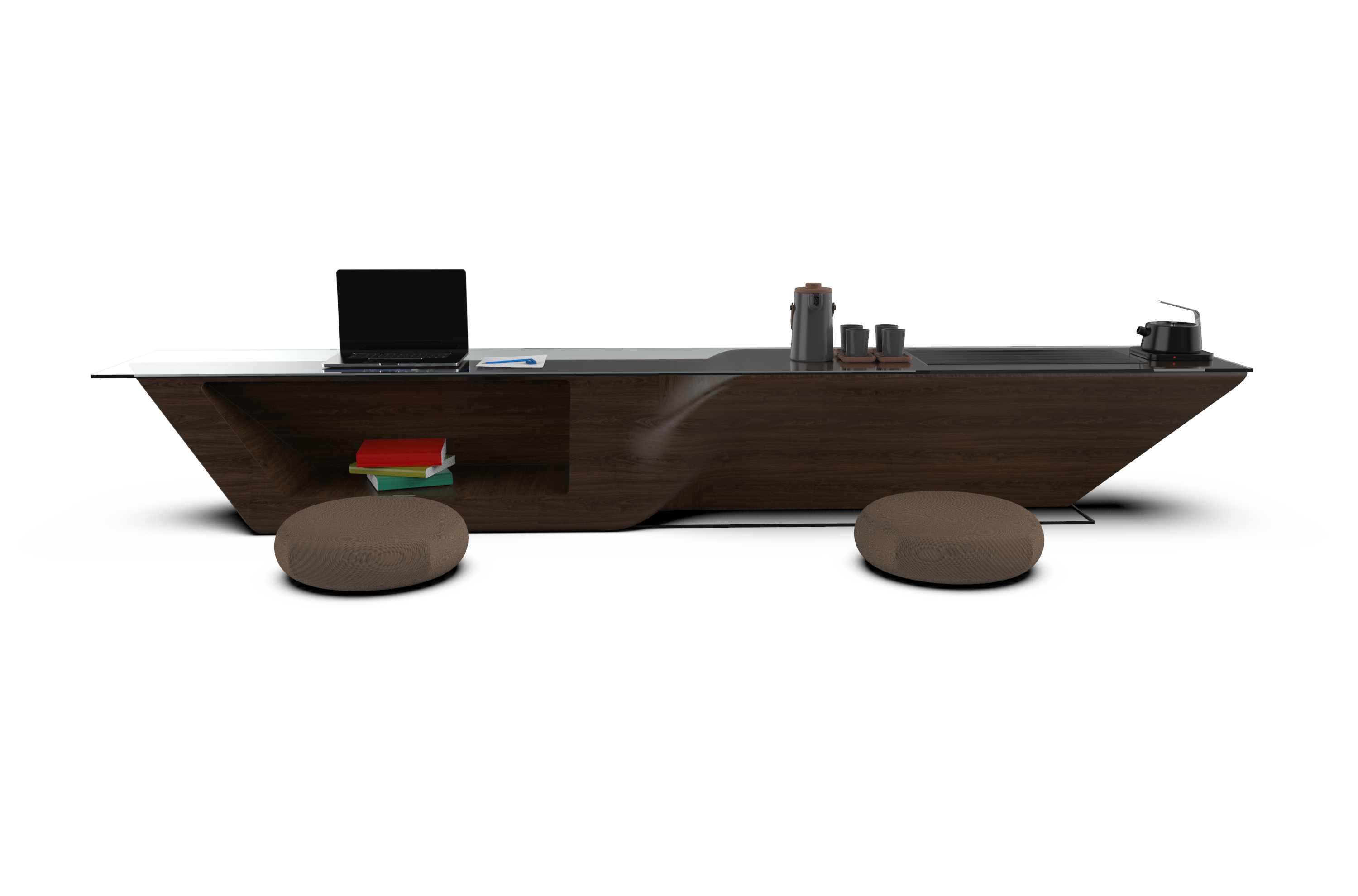 tea table，wood，modelling，