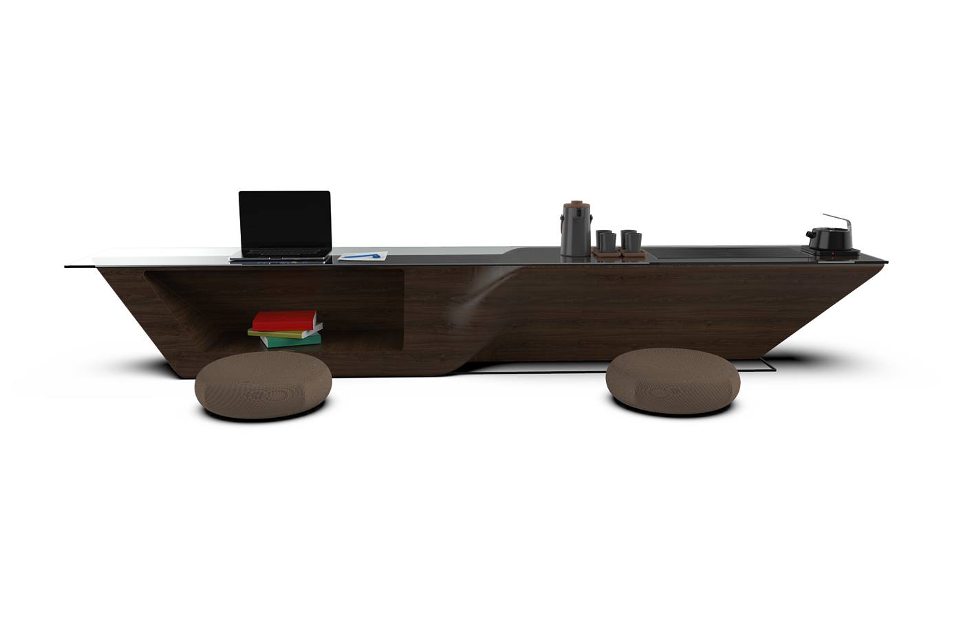 tea table，wood，modelling，