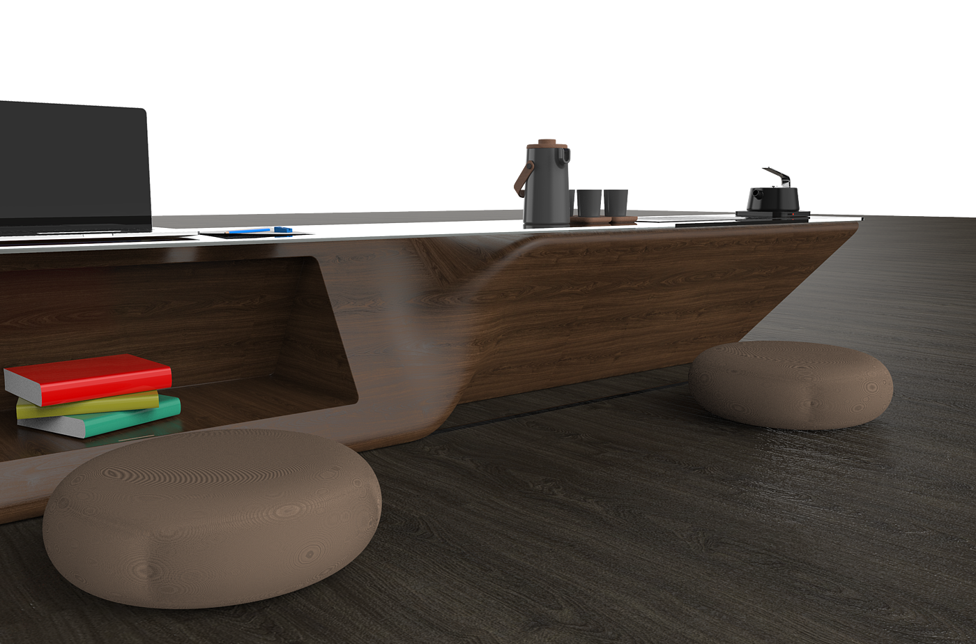 tea table，wood，modelling，
