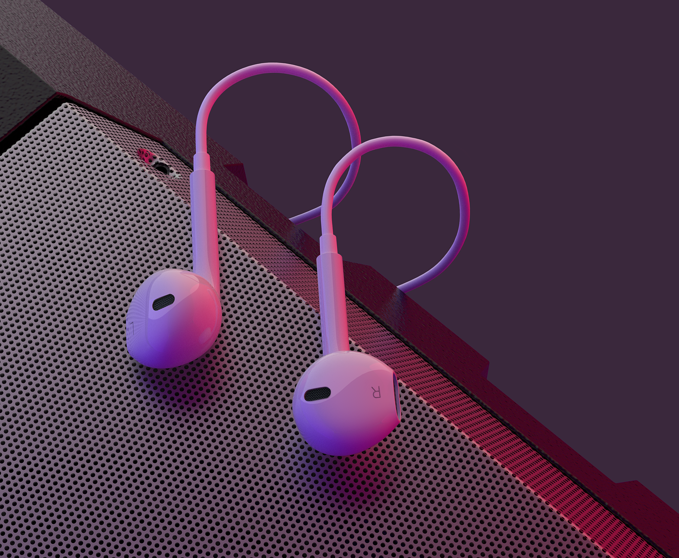 headset，Render，scene，