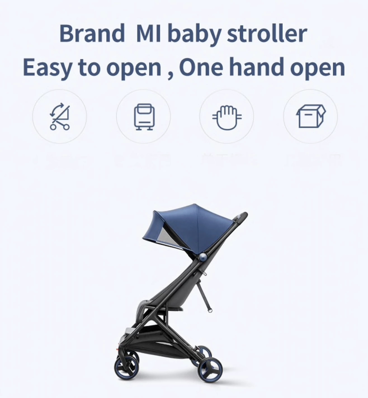 Mi foldable baby clearance stroller