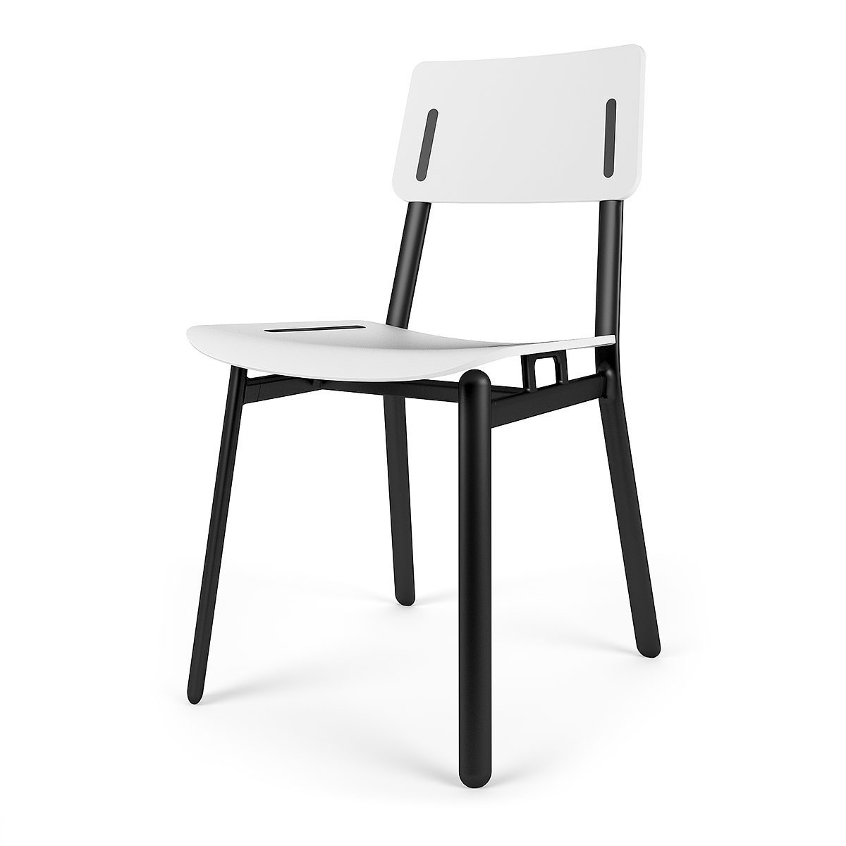 ALTONA，chair，Simplicity，black and white，