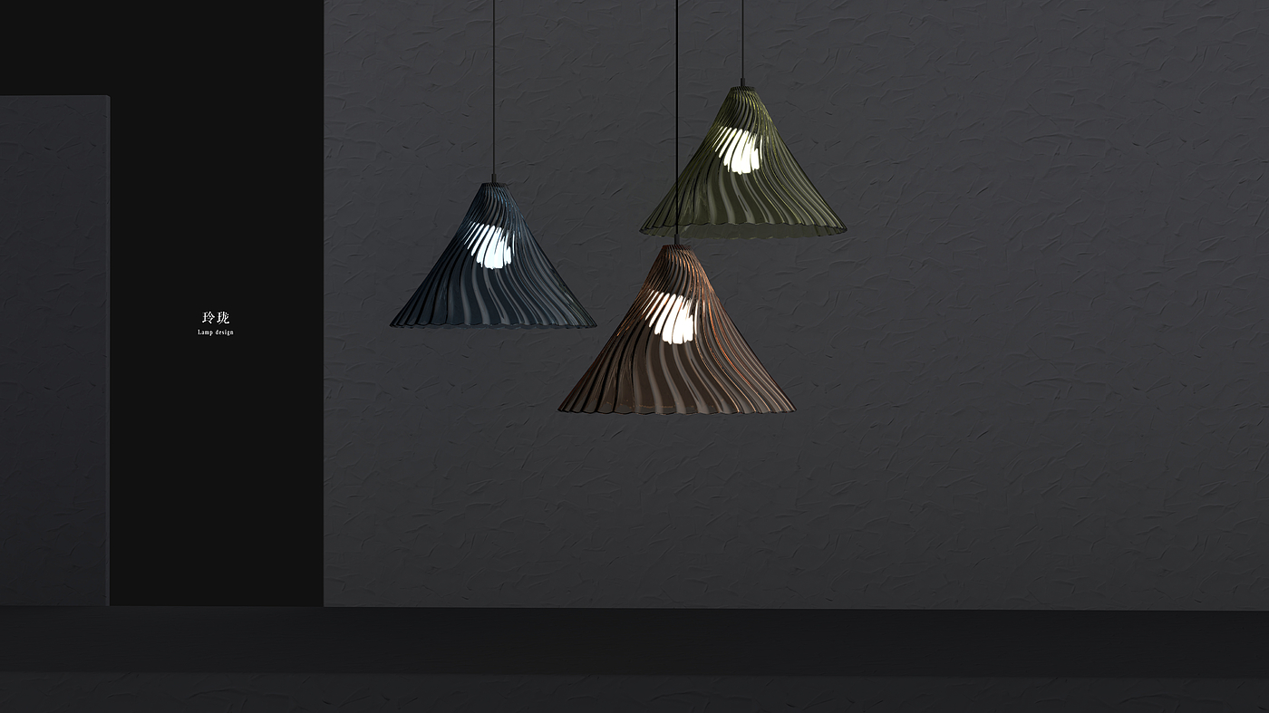 玲珑，lamp，design，