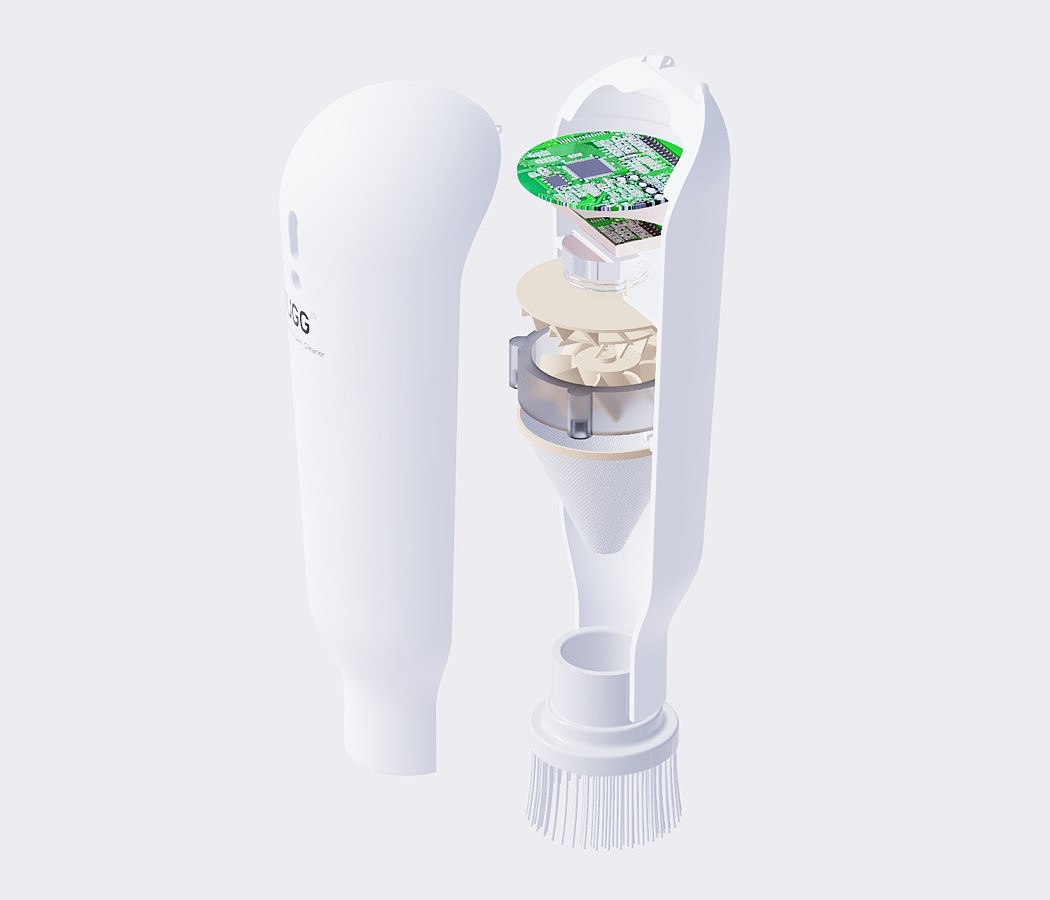 Truly hand-held vacuum cleaner，