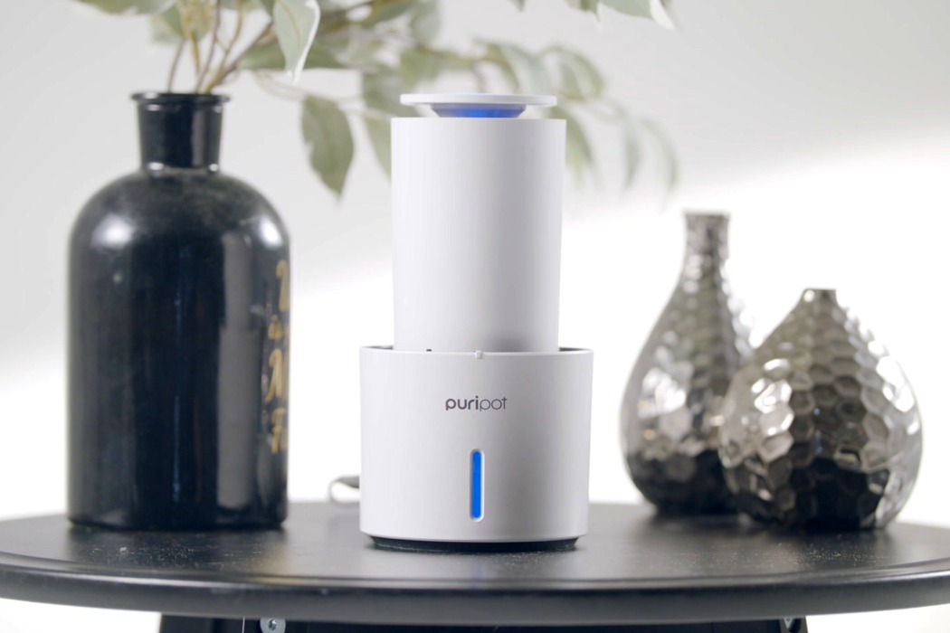 Puripot integrated personal air purifier，