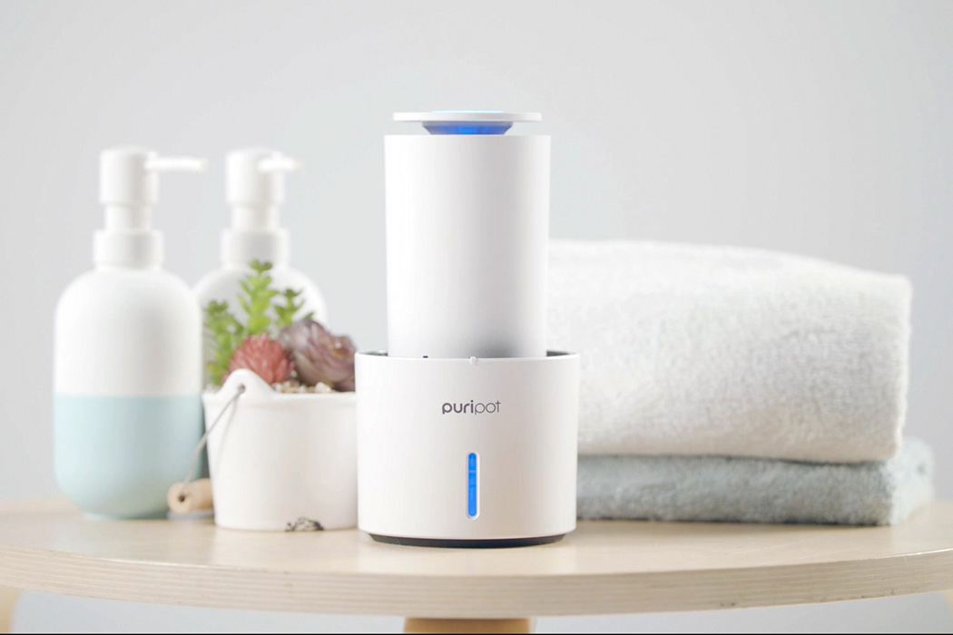 Puripot integrated personal air purifier，