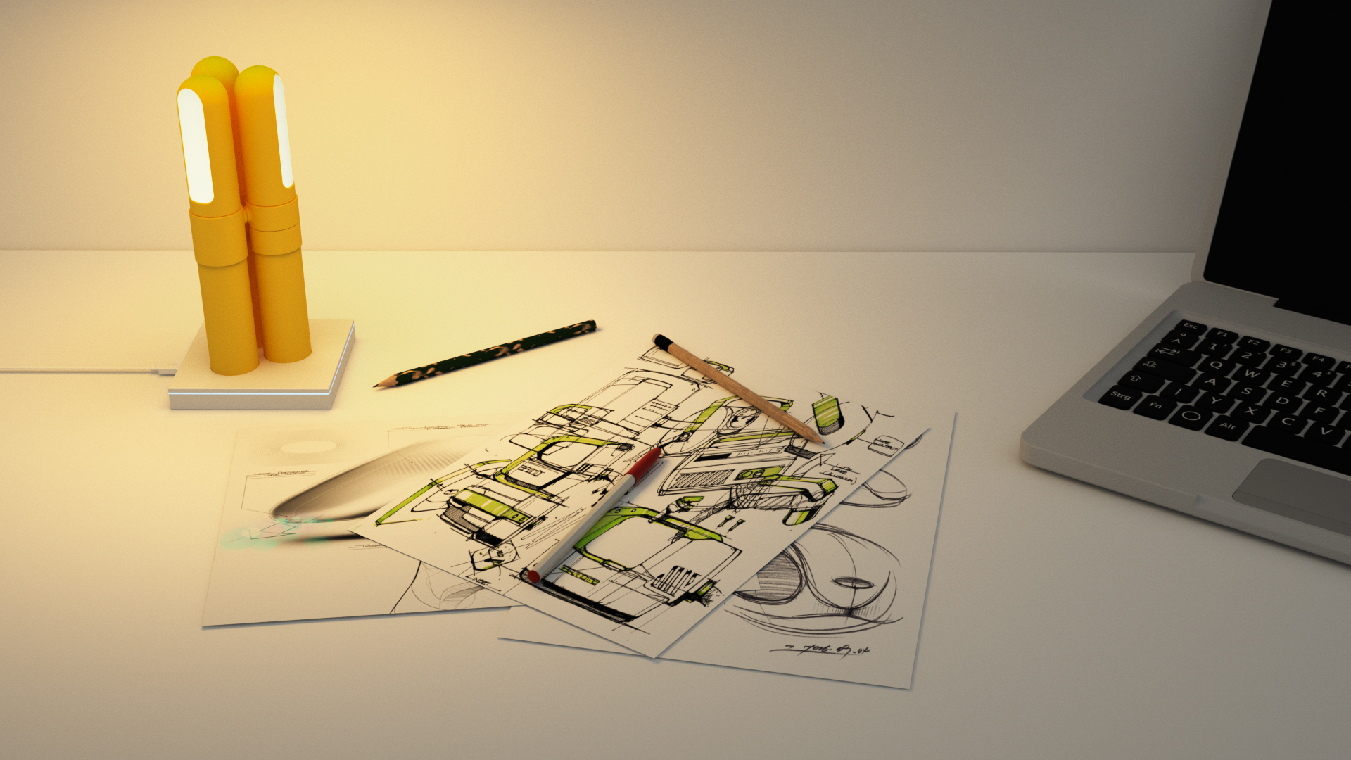 Children's products，Intelligent desk lamp，Interesting design，