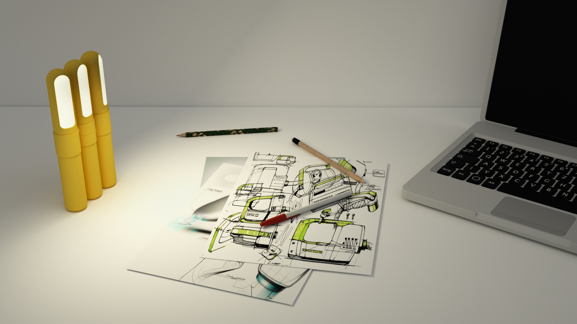 Children's products，Intelligent desk lamp，Interesting design，