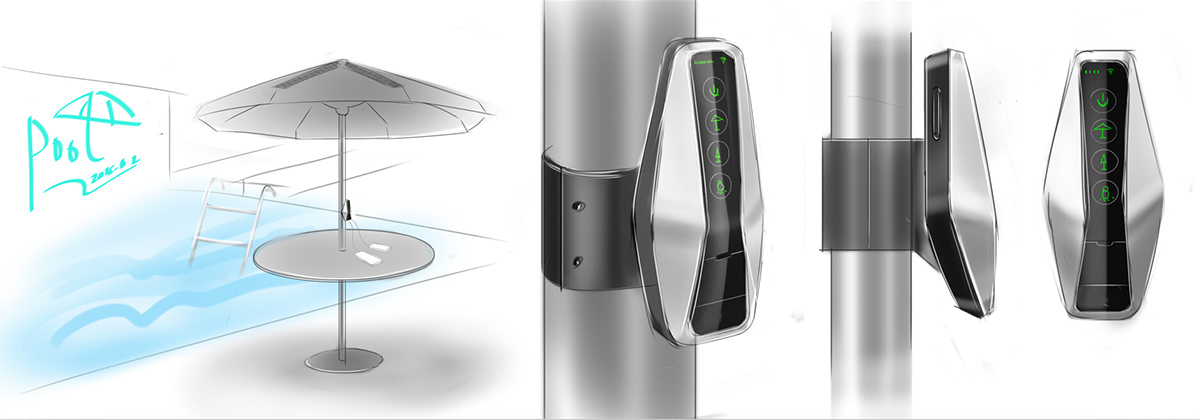 industrial design，product design，an electric appliance，solar energy，controller，