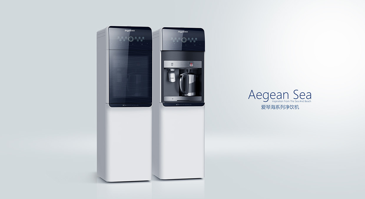 Water purifier，industrial design，product design，Simplicity，Household appliances，